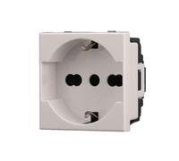 MODULI PRESE INTERRUTTORI SHUCKO PULSANTI TV DIMMER COMPATIBILE SERIE AXOLUTE BIANCHI (PRESA SCHUKO)