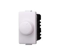 MODULI PRESE INTERRUTTORI SHUCKO PULSANTI TV DIMMER COMPATIBILE SERIE LIVING BIANCHI - ETTROIT (DIMMER)