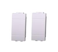 MODULI PRESE INTERRUTTORI SHUCKO PULSANTI TV DIMMER COMPATIBILE SERIE LIVING BIANCHI - ETTROIT (FALSO POLO)