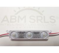 Modulo 3 led 1,2W 12V IP68 luce VERDE Chip SamsungMAZZETTA DA 50 PEZZI FH3PWF-AL