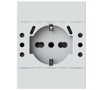 Modulo 4Box schuko, 2 prese 10A e 2 prese USB 3.1 tipo C, 5Vdc 3A Living Now