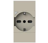 Modulo 4Box schuko smart WiFi energy meter sabbia 16A per BTicino Living Now