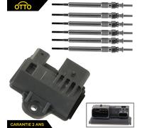 Modulo + 6 Candele Di Pre Riscaldamento Per BMW X3 X4 X5 X6 - 8519472 7803368