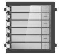 Modulo 6 pulsanti Hikvision DS-KD-KK/S serie KD8 Pro Inox 305302236