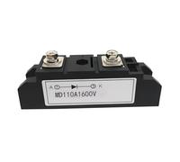 Modulo a diodi Md110A1600V 12V 10A, raddrizzatore di flusso unidirezionale con progettazione anti-backfeed, recinzione in plastica, uso solare e del veicolo