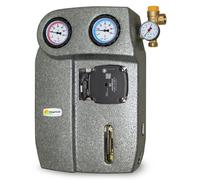 Modulo a due vie 3/4" M, disaeratore, flussometro 2-12 l/min, circolatore UPM3