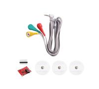 Modulo AD8232 per Duinofun, Misuratore di Frequenza Cardiaca, Modulo Sensore ECG con Cavo di Ricarica