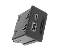 Modulo Adattatore AUX Attacco Compatibile Con Chevy Per Blazer Per Silverado 1500 2019 Jack Ausiliario Doppia Porta Di Interfaccia Di Ricarica USB 13529869 Ricambi Per Auto