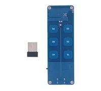Modulo Air Fly Mouse 6 tasti PCB Connessione precisa 2.4G Mouse tastiera remota Air per computer Smart TV