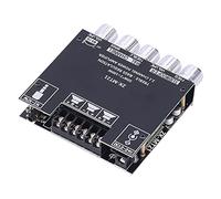 Modulo Amplificatore di Potenza Digitale 2.1 Canale Ad Alta Potenza per Bassi Sinistra Destra Scheda Amplificatore di Potenza 20-100 W 4-8Ω Sopra DC12-24 V / 5 A Versione 5.0 BT