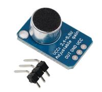 Modulo amplificatore microfonico a elettrete, amplificatore microfonico micro elettrete MAX4466 Preamplificatore Sensore audio Microfono a condensatore audio Scheda amplificatore