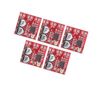 Modulo Amplificatore Microfonico a Elettrete da 5 Pezzi con Guadagno Regolabile 20-200x per Elettronica Fai-da-te ABS Durevole