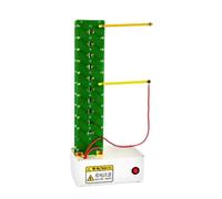 Modulo apprendimento del circuito per la dimostrazione della | Assemblaggio del generatore Marx, struttura PCB in metallo, pratica educativa per hobby, studio dei principi visivi