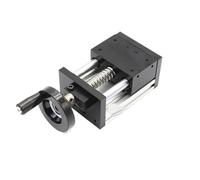 Modulo attuatore albero lineare manuale CNC Corsa da tavolo Strumento for incisione for la lavorazione del legno Vite a ricircolo di sfere Guida lineare Guida di scorrimento(With Laser Scale,50mm)
