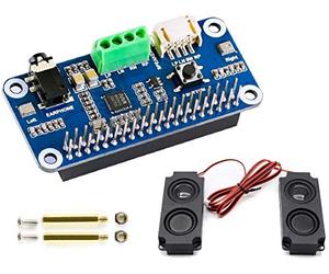 Modulo Audio HAT per Raspberry Pi 4B/3B+/3B/2B/B Zero/Zero W/Pi Zero WH, WM8960 Hi-Fi Scheda Audio HAT Stereo CODEC, Play/Record