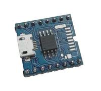 Modulo Audio MP3 Da 2 Pezzi Scarica USB Modulo Di Decodifica Rigida Audio Chip IO Circuito A 16 Pin Programmabile(2pcs 4MB Module)