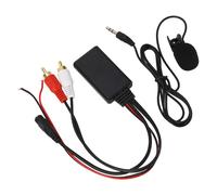 Modulo AUX Bluetooth per auto, modulo AUX Bluetooth 2 adattatore cavo RCA con microfono vivavoce per Alpine per Pioneer per Sony