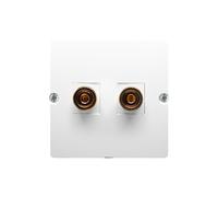 Kontakt-Simon BMGL2.02/11 - Presa di corrente in plastica IP20, 75 mm, 75 mm, 75 mm, colore: Bianco