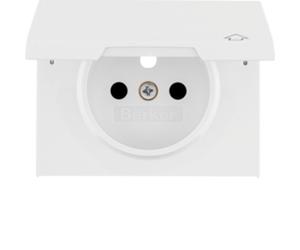 MODULO BIANCO PIASTRELLA PRESA 1X Z/U CON SPORTELLO 3965777109