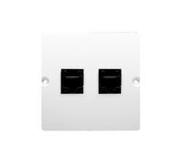 MODULO BIANCO PRESA COMPUTER 2X UAE 8 BASIC BMF52.02/11