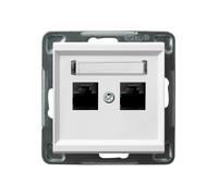MODULO BIANCO PRESA COMPUTER 2X UAE 8 Sonate GPK-2R/K/m/00