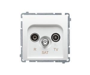 MODULO BIANCO RTV PRESA SATELLITARE END BMZAR-SAT1.3/1.01/11