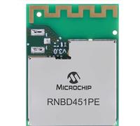 Modulo Bluetooth 802.15.1 BLE RN Module, PCB Antenna, Temp Industrial RNBD451PEI100