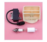 Modulo bobina di accensione, filtro aria, kit candela adatto for motosega 445, 450, 445e, 450e, pezzo di ricambio 573935702