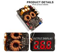 Modulo Boost Audio Alta Corrente 50A 1200W con Display Tensione e Corrente