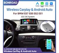 Modulo CarPlay wireless BONROAD per BMW Serie 1 E81 E82 E87 E88 Sistema CCC CIC con Android Auto Bluetooth Mirror Link AirPlay Interfaccia di aggiornamento multimediale per auto Plug and Play