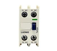 Modulo contatti elettrici a parete LADN02C, blocco contatti ausiliari LA-DN02C 2NC for contattore serie LC1D, 5 pezzi/lotto