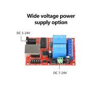 Modulo Controller di Rete con Relè Ethernet A 2 Canali, Alimentazione CC 5-24 V, Controllo Cloud, per Domotica e Automazione Industriale.