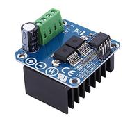 Modulo Controller Motore, 43A Modulo di Azionamento del Motore Driver Ad Alte Prestazioni Doppio DC Stepper Motor Driver Modulo Board H-Bridge PWM per Smart Car
