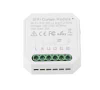 Modulo controller per tende intelligente Modulo interruttore per tende a 2 vie WiFi con controllo vocale 10A per Tuya Smart White