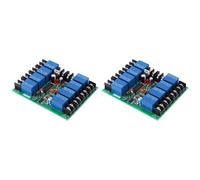 Modulo Controller Sequenziale Regolabile con Scheda di Sequenza Temporale di Alimentazione a 8 Canali 2 Pezzi con Uscita Passiva per Apparecchiature Audio KTV Palco