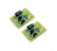 Modulo controller solare 2/4 pezzi, kit sensore caricabatterie batteria al litio, circuito automatico fai da te per luce notturna per casa giardino esterno (2 pezzi)