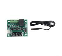 Modulo controller termostato digitale programmabile da 12 V con sensore impermeabile, interruttore di controllo della temperatura da -50 a 110 °C, compatibile con W1209 per applicazioni di