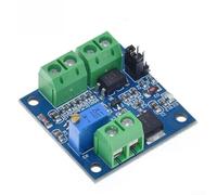 Modulo convertitore di tensione per conversione del segnale analogico da PWM a 0-10 V con etichette trasparenti e compatibilità con alimentatore DC 5-12 V