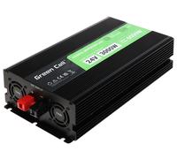 Green Cell Przetwornica napicia PowerInverter LCD 24 V 3000W/60000W samochodowa z wywietlaczem - czysty sinus adattatore e invertitore Auto Nero [INVGC24P3000LCD]