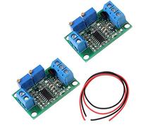 Modulo convertitore tensione-corrente 2 pezzi Youmile da 0-5 V a 4-20 mA Modulo segnale trasmettitore tensione-corrente Modulo convertitore di corrente non isolato DC7-30V con ponticello