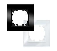 Modulo coperchio cieco, colore bianco, ideale per coprire spazi in impianti elettrici e mantenere una finitura estetica.