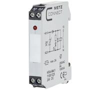 METZ CONNECT Blocchetto di accoppiamento 24 V/AC (max), 1 chiusura 11061325, 1 pezzo.