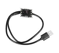 Módulo de cámara de 2 MP para el chip GC2154, módulo de cámara con cable USB, enfoque fijo sin distorsión de 70 grados con micrófono integrado, resolución 1280x720, compresión