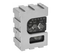 Módulo de inserción para conectores coaxiales RG 58/59/62/71