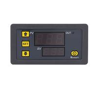 Módulo de relé temporizador, relé de retardo con gran pantalla digital, interruptor de relé de tiempo normalmente abierto, temporizador ajustable de 0 a 999 s/min/h para sistemas (CC 12 V)