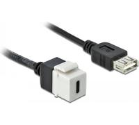 Modulo DeLOCK Keystone - Ingresso modulare - USB tipo C - bianco (86391)