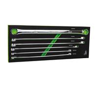 JBM 51864 chiave ad anello Argento 10,11,12,13,14,15,16,17,18,19,22,24 mm