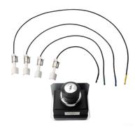 Modulo di accensione per barbecue, set completo con 4 elettrodi e 4 cavi per barbecue a gas Weber per Genesis 310 320 330 e per Spirit 200 E210 S210, ricambio numero di modello 7629 7642 628