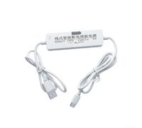 Modulo di alimentazione di tipo c 5v 2a Ups per reti di telecamere di sicurezza con cella integrata da 1500 mAh e cambio automatico in corpo bianco sottile per mantenere attiva la sorveglianza quando