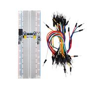 Modulo di Alimentazione per Breadboard MB102 - Uscita A 2 Vie 3,3 V/5 V per Prototipazione di Breadboard Bianche Senza Saldatura